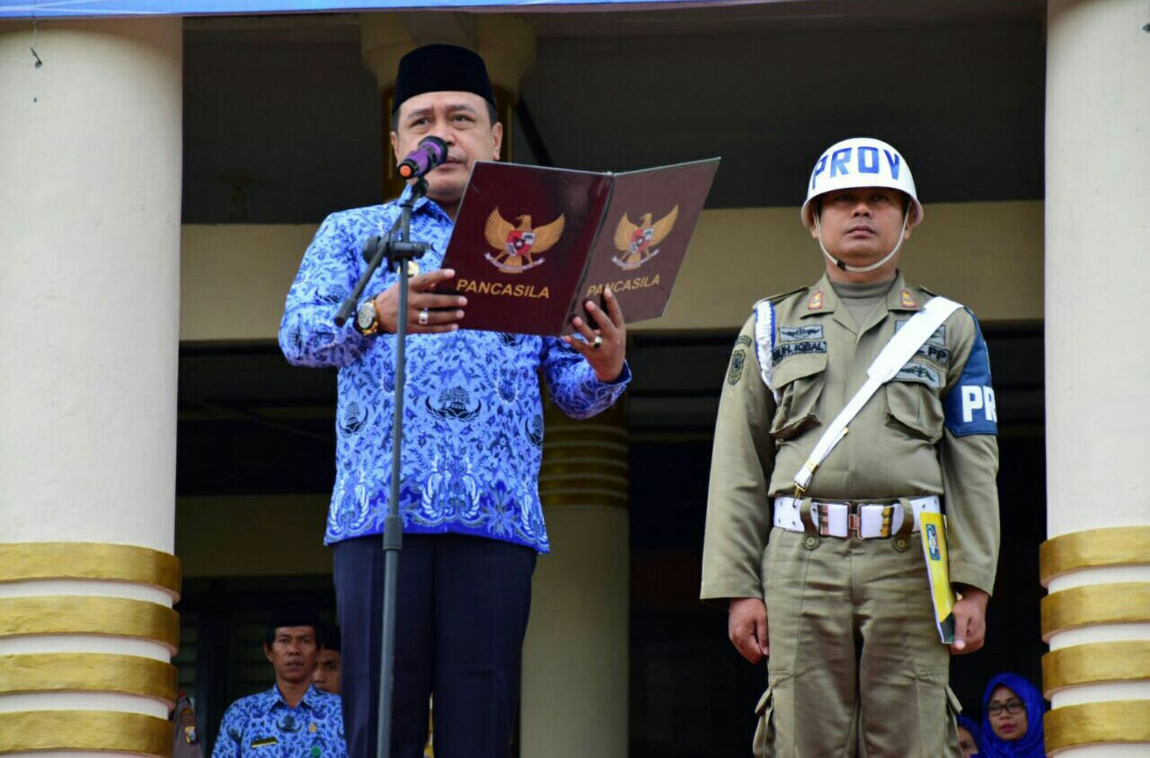 HUT KORPRI Ke 46, Supriansa ’Paksa’ PNS Soppeng Sambut Salam Jokowi