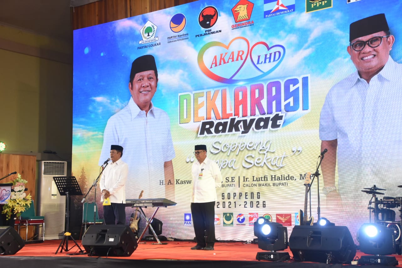 Sapu Bersih Rekomendasi Partai,Pasangan AKAR- LHD Didukung Koalisi ’Raksasa’ di Pilkada