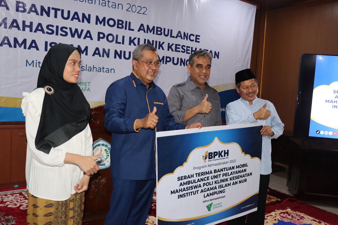Di Lampung, Muzani Salurkan Bantuan Dua Unit Kendaraan ke NU Lampung