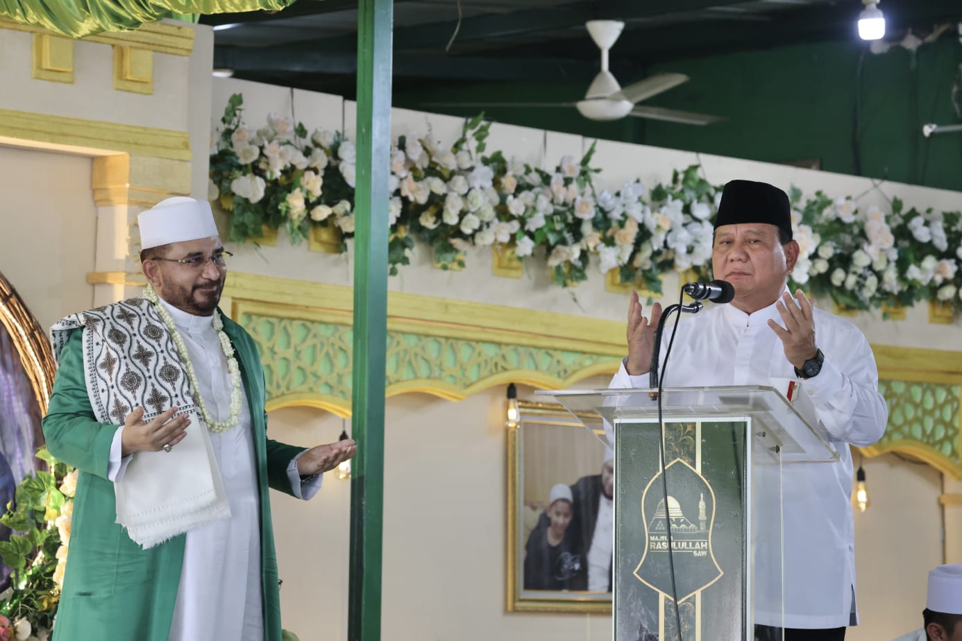 Prabowo : Habib Munzir Sosok Ulama Penuh Kesejukan