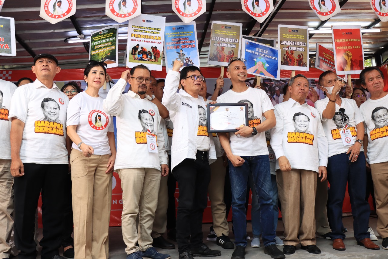 Pilpres 2024 Relawan KIPRA Dukung Prabowo, Fauzi Baadilah: Kita Semakin Kuat!